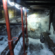 The cave shelter the researchers have excavated.